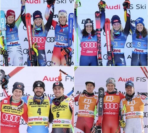 Slalom, Slalom Gigante, Discesa libera e Super G. Madonna di Campiglio, Bormio, Lienz tra Mikaela Shiffrin e Marco Odermatt. Chiude il 2023, cover