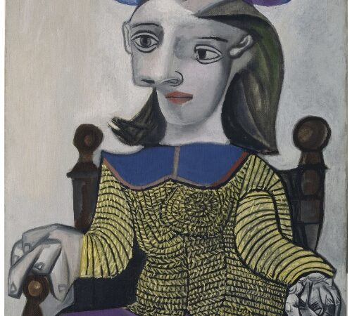 Pablo Picasso, Le chandail jaune, 1939, Oil on canvas, 81 × 65 cm, cover