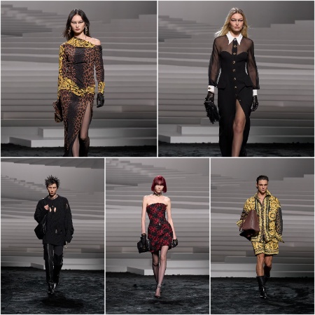 Versace, Autunno Inverno 2024, 2025. Fall-Winter 2024, Milano Fashion Show, cover